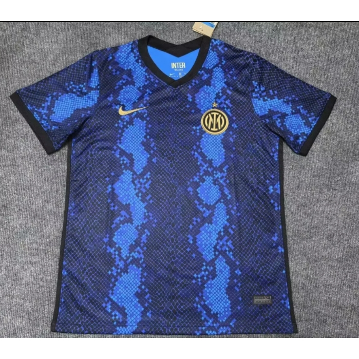 2122 Inter Milan Versão Principal Em Branco Camisa De Futebol Masculino Esportiva Tailandesa 1 : 1