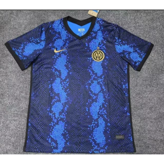 2122 Inter Milan Versão Principal Em Branco Camisa De Futebol Masculino Esportiva Tailandesa 1 : 1