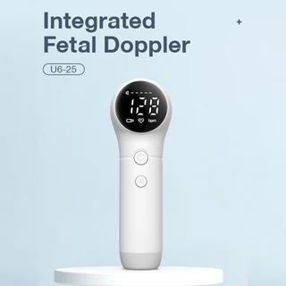Doppler Fetal Monitor De Freqüência Cardíaca Pré-Natal Do Bebê Sem Radiação Detector De Batimentos Cardíacos Estetoscópicos LED De Gravidez
