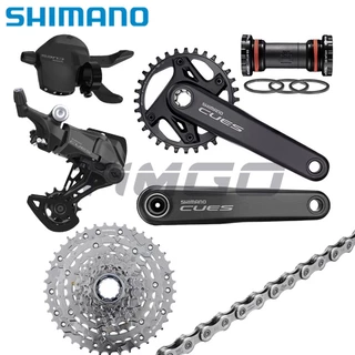 Shimano Cues U4000 MTB Bicicleta 1 × 9 Conjunto De Velocidade FC-U6000 Manivelas BB-MT501 Suporte Inferior RD-U4000 Desviador Traseiro SL De Rit CS-LG400 Cassete CN-LG500 Corrente