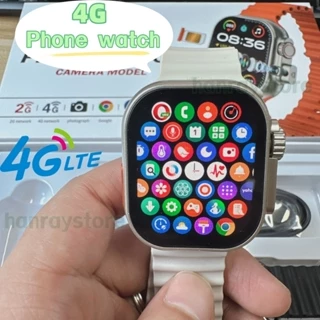 【 SIM Card 】 Ultra 2 Relógio 4G Smart Watch Com Slot 49mm Para Android IOS Homens Mulheres Chamada Telefônica Smartwatch