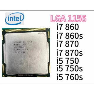 Processador CPU Intel Core i7 860 860S 870 i5 750 Quad Soquete LGA 1156 95W 8M