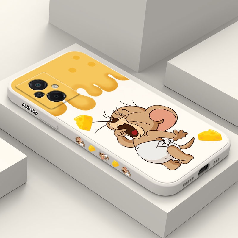 Capa De Rato De Queijo Para Xiaomi Poco M6 X6 F6 M5 M5S F5 X5 Pro C65 C40 4G 5G Moda Design Criativo