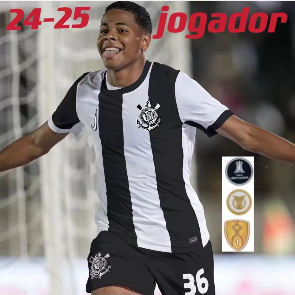 corinthians Edição de jogador masculino camisa de futebol 2024 versão klda