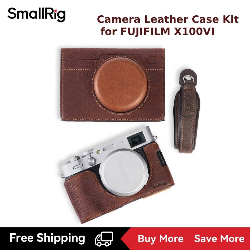 FUJIFILM X100VI ＋おまけ Kit De Capa De Couro Para Câmera SmallRig FUJIFILM X100VI # 4558