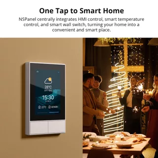 SONOFF NSPanel Smart Scene Wall Switch EU/US Tipo Wifi Termostato Inteligente De Controle All-in-One Painel HMI Integrado De Automação Doméstica Home Funciona Com Alexa Alice