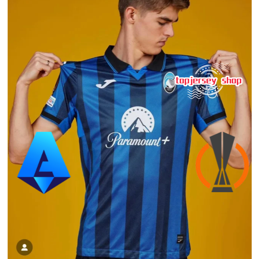 Camisa De Futebol Masculina Atalanta 23/24 kit Caseiro
