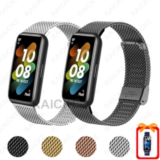 Pulseira De Substituição De Metal De Aço Inoxidável Para Huawei Band 10 9 8 7 6