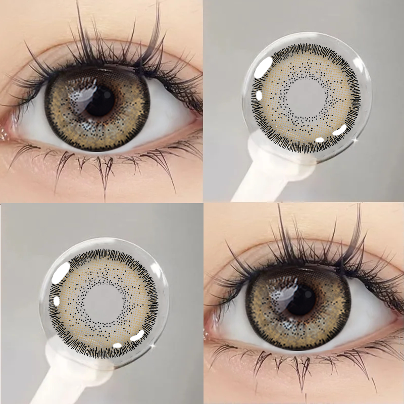 その他 irise sky Yimeixi 2ps Lentes De Contato Coloridas 14.0MM Verdes Siri Series