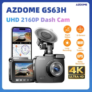 AZDOME GS63H 4K Dash Cam , GPS WiFi , UHD 2160P , 2.4 " LCD 170 Graus Wide Angle , Visão Noturna , Gravação De Loop , Monitor De Estacionamento , Gravador De Vídeo Para Carro WDR