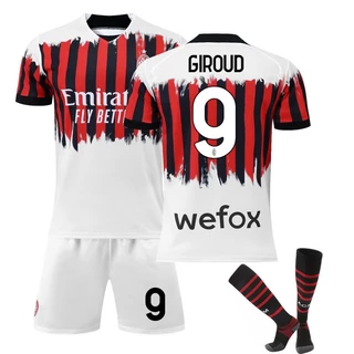 22223ac Milan Camisa De Futebol Manga Curta Para Adultos