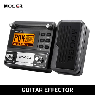 MOOER GE100 Guitarra Multi-Efeitos Pedal De Efeito Processador Com Grande Visor LCD 8 Módulos Loop Recording (180 Segundos)