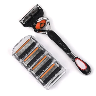 Barbeador Manual , Lâminas De 5 Camadas , Cartuchos De Barbear , Recargas De Para Gillette Fusion ProGlide