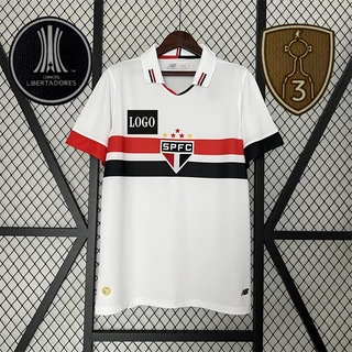 Camisa de Futebol 2024 /25 S Paulo Home Tailândia Qualidade 1: 1 Camisa