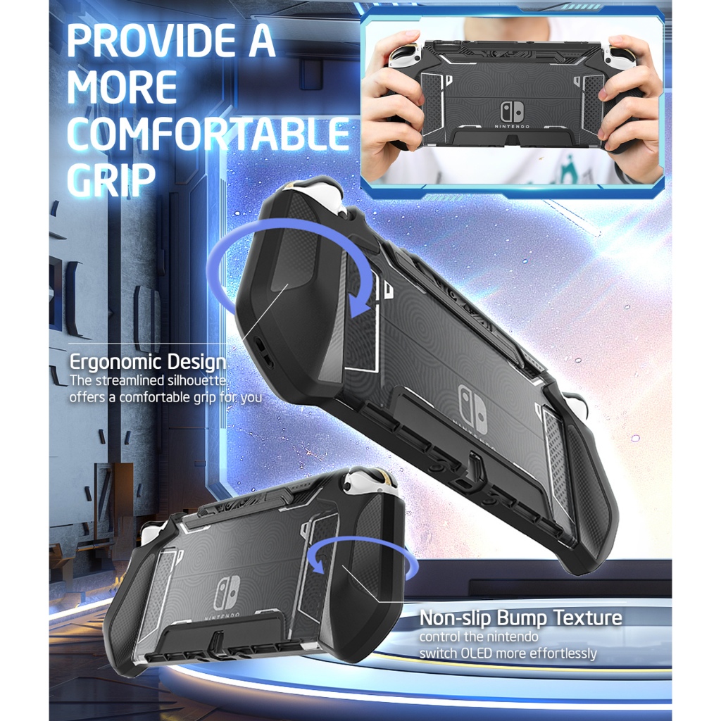 Capa Mumba para Nintendo Switch OLED 2021, Capa protetora Capa Mumba para Nintendo Switch OLED 2021, Capa protetora