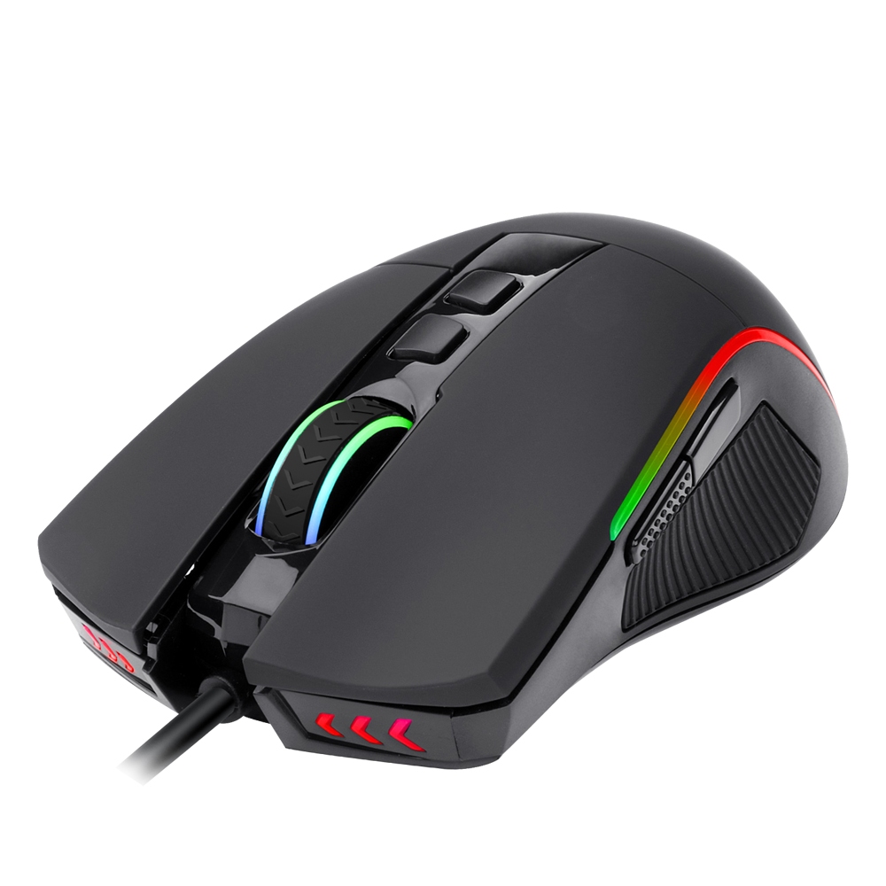 REDRAGON Lonewolf G105 RGB Rato De Jogos Com Fio USB 8000 DPI 8 Botões Ratos Ergonômicos Programáveis Para Computador Portátil Gamer PC