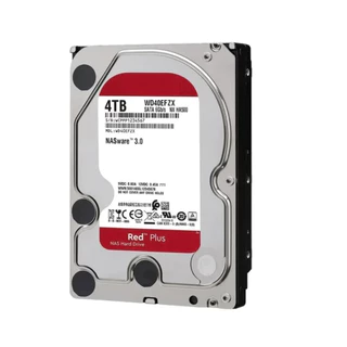 Novo Disco Rígido Interno 1-4TB VV D Red Plus NAS 5400 RPM , SATA 6 Gb/s , CMR , 128 MB Cache , 3,5 "-WD40EFZX