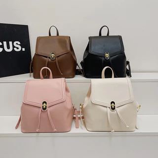 Mochila Feminina Novo Estilo Mochila Feminina Mochila Feminina Mochila PU à prova d'água Mochila Estudantil de Grande Capacidade