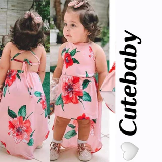 YR-Vestido Infantil Frente Única/Casual/de Desfile para Bebês/Recém Nascidos/Meninas