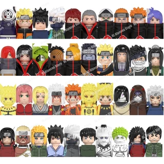 Naruto Minifiguras Uzumaki Uchiha Itachiha Sasuke Tokashi Blocos De Brinquedos Para Crianças