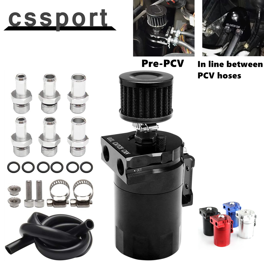 Tanque De Óleo De Captura Alumínio Com Filtro Respirador OCC-1020A