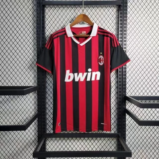 Retro 09-10 Home Futebol Jersey 1: 1 Competição Treinamento Jersey Sweatshirt