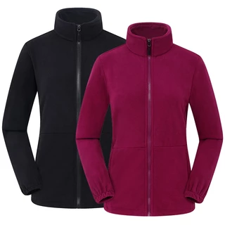 Casaco Sólido Feminino Casacos De Velo Femininos Quentes E Grossos Para Caminhadas Ao Ar Livre Camping Sport Outwears Casual Solid Clothing BR003