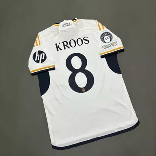 23-24 Real Madrid BELLINGHAM Camiseta De Futebol De Alta Qualidade De Reprodução De material S-4XL KROOS MODRIC VINI JR . MBAPPE