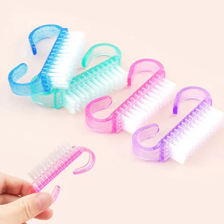 30Pcs/Pack Ferramentas De Escova De Unhas Plásticas Escovas De Limpeza Coloridas Pequenas Pó Removedor Suave De Manicure Arte Das Pedicure Para Salão