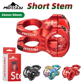 MTB Power Stem Road Bike Mountain Bicycle Bridge Curto 35mm 50mm Mesa De Guidão De Haste Ajustável Riser 31 8 Ciclismo