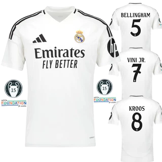 【 Fan Edição 】 Real Madrid Soccer Jersey For Men 2024/25 De Alta Qualidade S-- 4XL