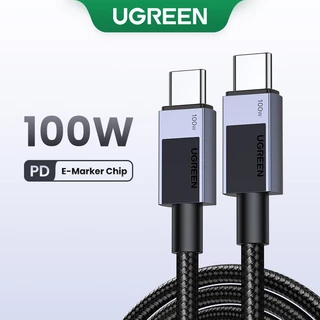 Cabo De Carregamento Rápido UGREEN PD 100W Tipo C Dados USB 3.0 Para iPhone 15, Samsung S24 Ultra, Xiaomi Android iPad