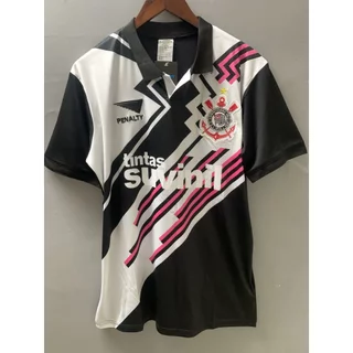Coríntios Retro | camisa de Futebol Premium Respirável Secagem Rápida