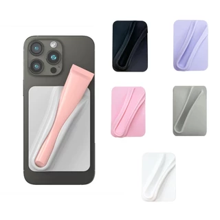 Batom De Moda Bricolage Maquiagem Bálsamo Labial Portátil Porta Brilho Silicone Macio Para Caixa De Telefone Adesivo Quase Todos Os Acessórios Celular