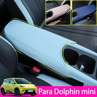 acessórios para BYD Dolphin Mini / byd seagull Material de couro da tampa protetora da caixa do braço