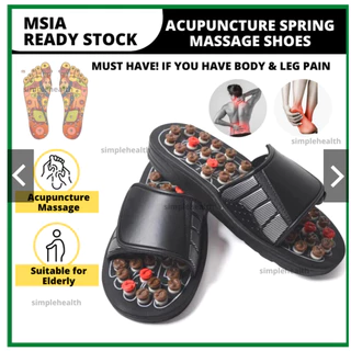 Kasut Selipar Urut Acupressão Massagem Reflexologia Dos Pés Do Sapato De Sandálias Saudável Rawat Kaki Sakit Orang Tua
