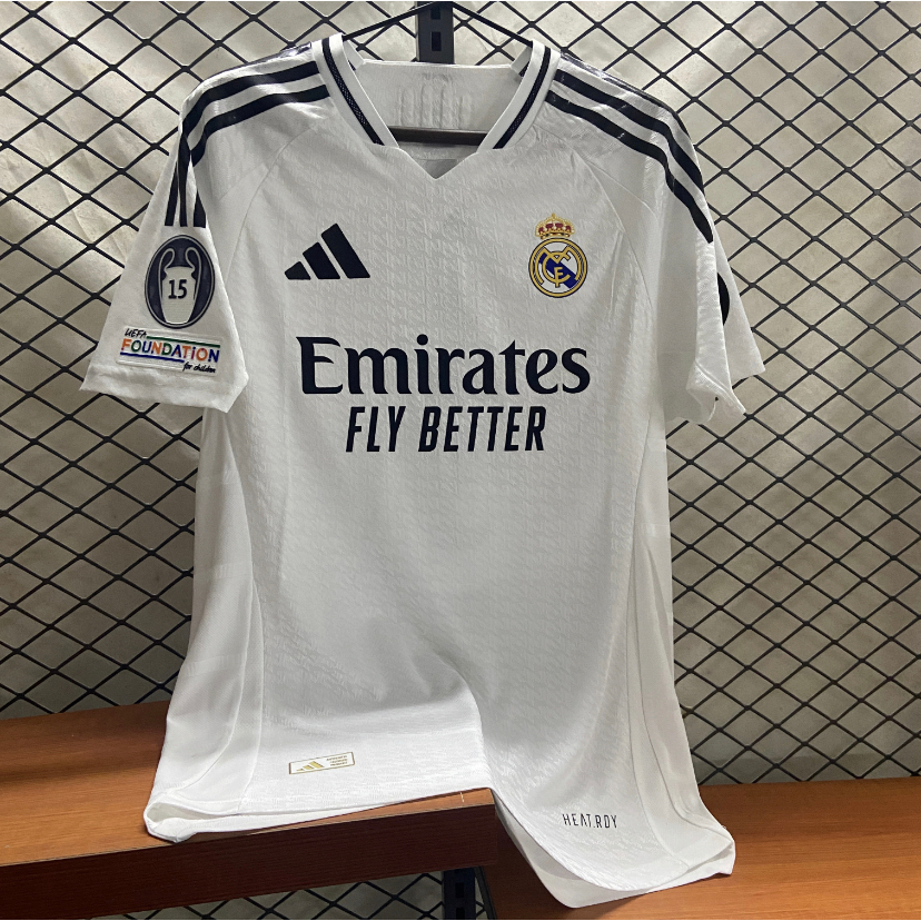 24/25 Jogador Real Madrid Home Jerseys Mbappe Vini jr Bellingham