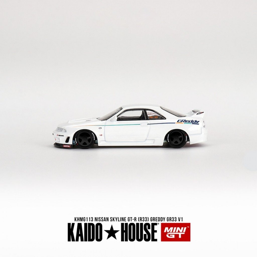 cravity ミニ Mini GT x Casa Kaido KHMG113 1/64 NISSAN SKYLINE-R R33 GREDDY GR33