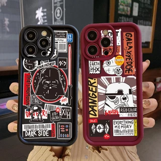 Para Samsung Galaxy S24 S23 Ultra S22 Plus S21 FE S20 Fashion Star Wars Capa Protetora Total Anti-Queda