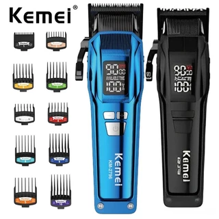 Cortador De Cabelo Kemei 2796 Barber Hair Clipper Professional 9000 RPM Motor Brushless Fade Haircut Máquina De Corte Elétrico Para Homens