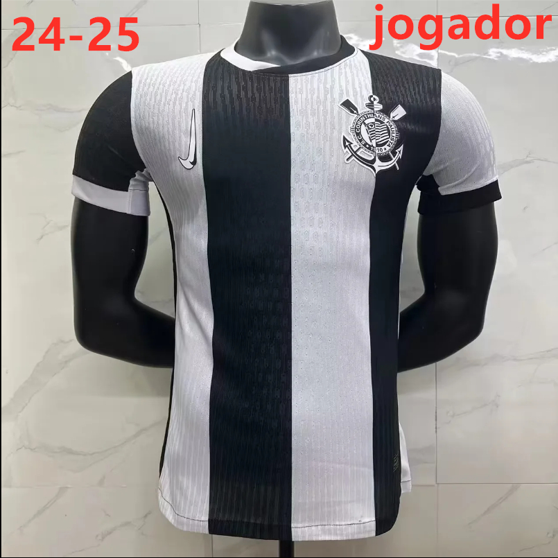 24-25 Corinthians versão jogador do Camisa De Futebol De Alta Qualidade S-3XL