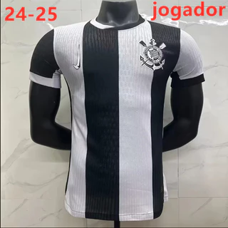 24-25 Corinthians versão jogador do Camisa De Futebol De Alta Qualidade S-3XL