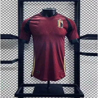 Jogador Edição 2024 Copa Européia Bélgica Home Football Jersey 1: 1 Competição Treinamento Jersey Sweatshirt