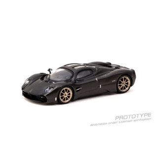 Tarmac Works T64G-TL055-BCF 1/64 PAGANI UTOPIA Fibra De Carbono Edição Preto Modelo De Escala DIECAST