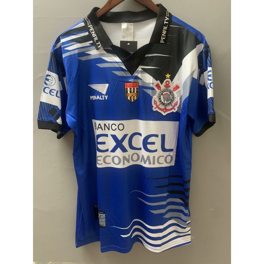 Coríntios Retro | camisa de Futebol Premium Respirável Secagem Rápida