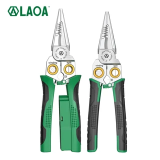 LAOA 7 Em 1/8 Alicate Elétrico Multifuncional De Aço Inoxidável , Fio De Corte Puxar , Tesoura De Cabo Apanhar , De Cravar , Com Função De Medição De Potência