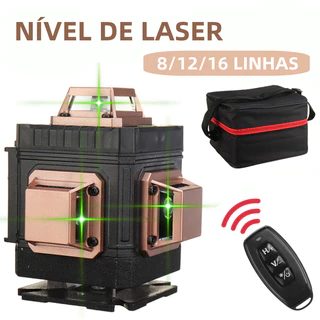 Linhas Profissionais 8/12/16 Laser Nível Auto-Nivelamento Feixe
