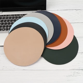 22X22CM Simples Fresco Ins Borracha Antiderrapante Redondo Padrão Mouse Gaming Pad Escritório Para Gamer Montanha-Russa E Tapete De Mesa