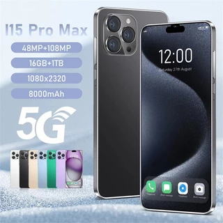2024 Novo Celular i15 Pro Max 6,8 Polegadas 12GB RAM 1TB ROM 5G Celulares Baratos