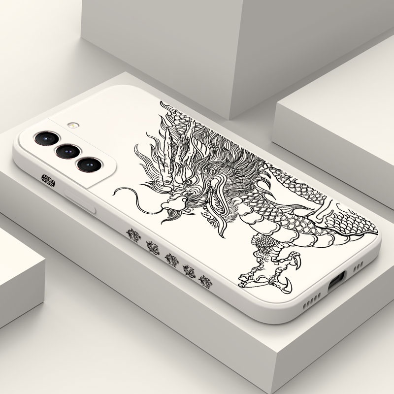 Estojo Telefônico Para Samsung Galaxy S21 S20 FE Ultra Plus S10 S10E S9 5G Capa Confortável Ragon Sketchd